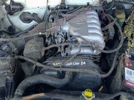 1995 TOYOTA TACOMA WHITE STD CAB 3.4 MT 2WD.  Z24860